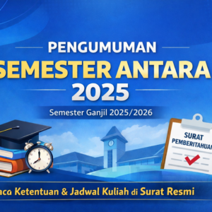 Pengumuman Semester Antara Tahun Akademik Ganjil 2025/2026